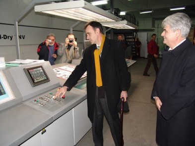 3rd March 2006 the second revue colour rotation KOMORI S38 was put into operation