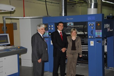 October 2006 a new sheed-fed printing machine KBA Rapida 105U was put into operation