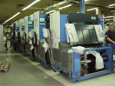 2006. augusztus 31-én A új KBA gép telepítése.