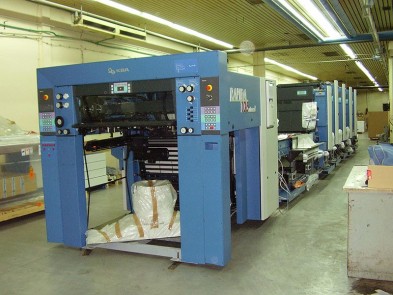 2006. augusztus 31-én A új KBA gép telepítése.